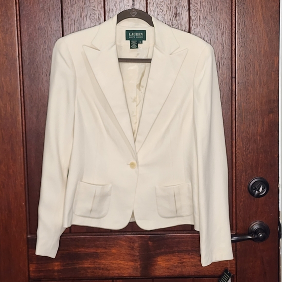 Lauren Ralph Lauren Silk Blazer - Picture 9 of 12